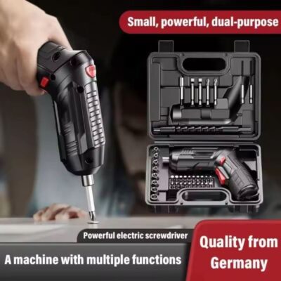4.2V Cordless Electric Screwdriver Drill Set - 1800mAh Rechargeable with Bit Kit
