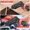 4.2V Cordless Electric Screwdriver Drill Set - 1800mAh Rechargeable with Bit Kit