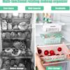 Adjustable Pull-out Fridge Organiser Drawer - Space-Saving Storage Bin
