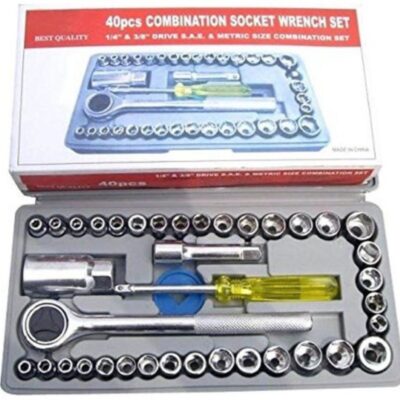 AIWA 40-Piece Socket Wrench & Tool Kit Set