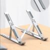 Foldable Aluminium Laptop Stand - Adjustable Height, Portable