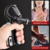 Adjustable Hand Grip Strengthener - Counting, 5-60kg Resistance