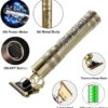 Metal-Body T9 Vintage Hair Trimmer - Dragon Design, Rechargeable