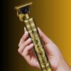 Metal-Body T9 Vintage Hair Trimmer - Dragon Design, Rechargeable
