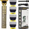 Metal-Body T9 Vintage Hair Trimmer - Dragon Design, Rechargeable