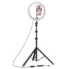 10-inch LED Ring Light with 7ft Tripod Stand and Phone Holder