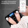 Smart Body Weight Scale - Bluetooth App, Digital Display, Temperature